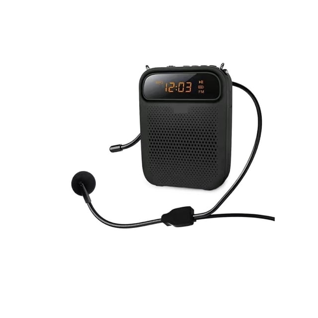 Wired Megaphone Recording Voice Amplifier Teacher Microphone Speaker Support Bluet-ooth TF Card U Disk AUX Connection ,Clear Sound Quality