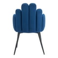 thumbnail image 4 of Noosa Dining Chair Navy Blue Dining Chair, Modern Style, Soft and smooth velvet fabric, Plywood, Indoor Dining, 4 of 5