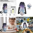 thumbnail image 5 of Yspwyqan Backpack Set Kids Boys, Starry Sky Purple Axolotl Backpack and Lunch Box Set for School 4Pcs, Trendy Fits 14" Laptop Casual Daypack for Ages 8-15, 5 of 7