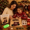 thumbnail image 3 of DIY Christmas Pearl Painting Art Kit with Frame, Christmas Pearl Beads Art Craft for Adults Beginner, Holiday DIY Diamond Bead Art Set, Gemstone Diamond Dots Beads for Wall Decor (E), 3 of 5