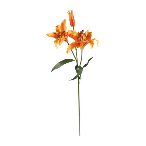 36" Orange Tiger Lily Stem