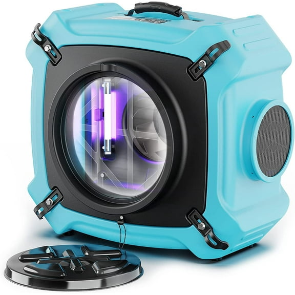 ALORAIR PureAiro HEPA Max 870 Air Scrubber 3-Stage Filtration,Negative Machine Air Scrubber | Professional Water Damage Restoration for Air Cleaner | up to 550 CFM