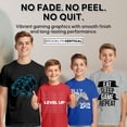 thumbnail image 2 of Brooklyn Vertical Graphic Kids Tees - Boys XL Crew Neck Tshirt, Chest Print, Pack of 4, 2 of 7