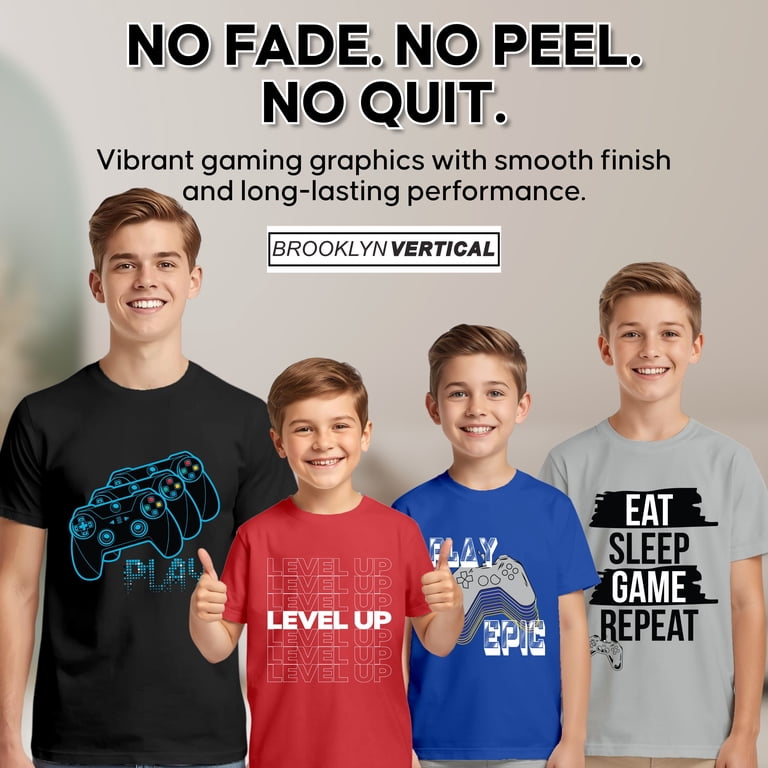 Brooklyn Vertical Boy's Gaming T-Shirt 4-Pack photo 2