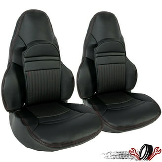 Smittybilt 44901 Sedile Anteriore A Secchio Nero, Universale Per Jeep Wrangler TJ/YJ/CJ, Vinile Resistente