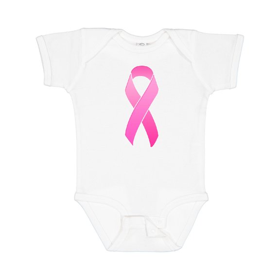 Inktastic Breast Cancer Pink Awareness Ribbon Boys or Girls Baby Bodysuit