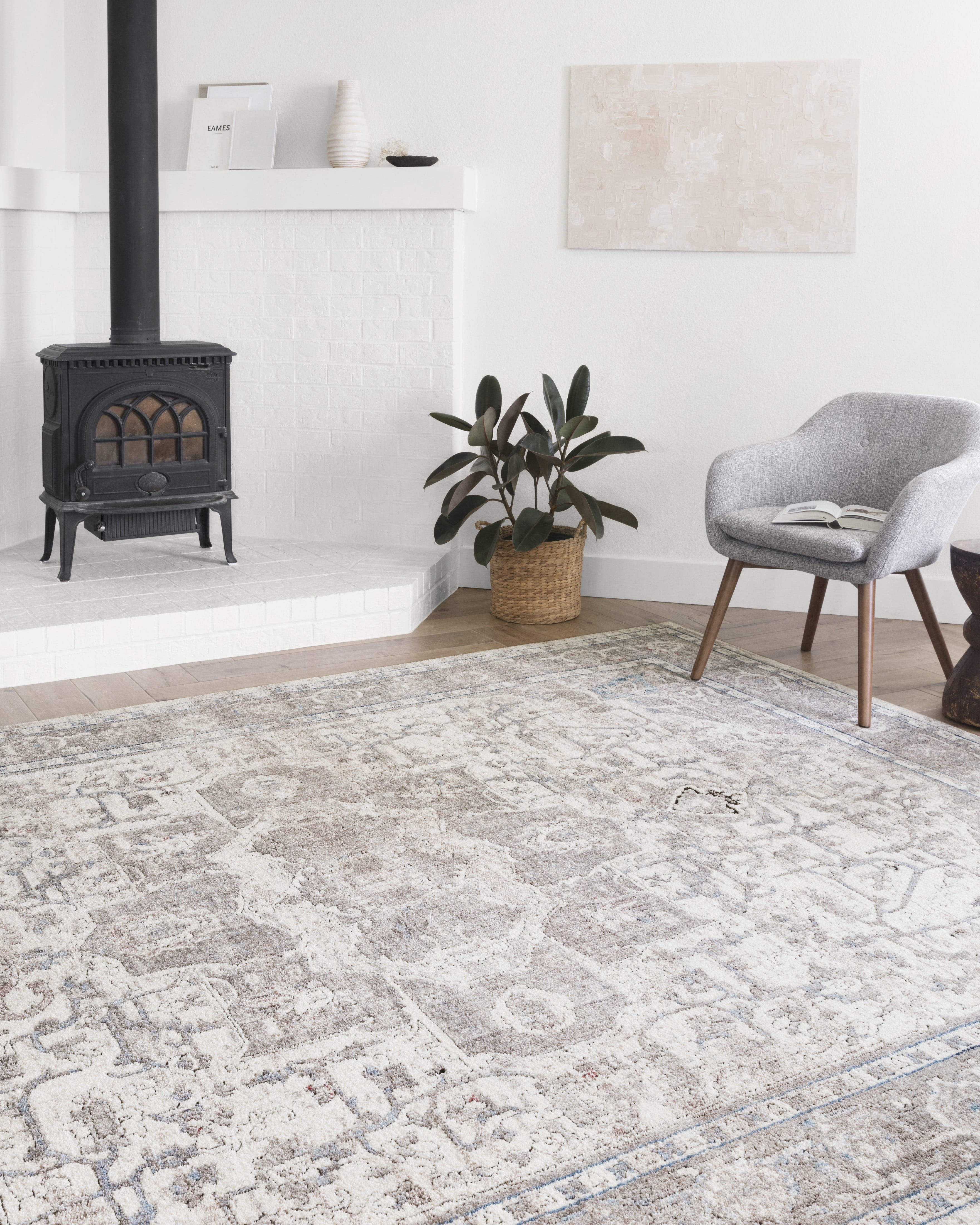 Loloi II Dante Oriental Ivory / Stone Area Rug