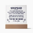 thumbnail image 2 of Acrylic Square Plaque -  Heal A Heart Stepdad, 2 of 5