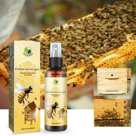 

60ML Swarm Rustler Bee Attractor Spray - Premium Swarm Attract - Bottle for Catching Honey Bee Swarms Natural Swarm Attract