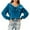 Light Blue, variant on SwiftWear Women's Velvet Bow Blouse Long Sleeve Sweetheart Neck Holiday Party Tops Xmas Valentine's Day Outfit for Date Night & Parties Green