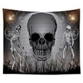 thumbnail image 2 of Xihbxyly Tapiz de Halloween con Estampado de Calaveras, Colorido y Vibrante, para Colgar En La Pared, Ideal para Dormitorio y Sala de Estar, con Un Ambiente Festivo de Halloween, de Poliéster, de 95, 2 of 2