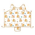 thumbnail image 1 of Baberos de destete para bebé, trona antisuciedad, juego de babero con mangas impermeables, delantal de juego resistente a manchas y olores, 1 of 5