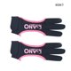 thumbnail image 2 of Archey Finger Guard Guante portátil de tres dedos Guante cómodo Archery Feild Peso ligero Guantes de disparo para jóvenes Adultos Principiante Pink L seitruly OD019685-07, 2 of 7