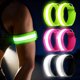 thumbnail image 2 of 2 brazaletes luminosos LED de alta visibilidad, reflectantes y de seguridad, ajustables para exteriores, para caminar, correr y andar en bicicleta., 2 of 8