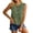 Green, variant on Women's Knit Tank Tops Casual Sleeveless Slit Backless Knitwear Tops Womens Tops Casual Crew Neck Summer Clothes(Brown,S)
