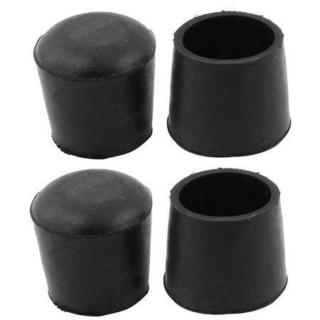 Unique Bargains 4 Pcs Antislip Rubber Round 24mm Chair 