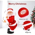 thumbnail image 2 of Electric Swing Hip Santa, Musical Santa Toy Battery Powered Singing And Dancing Santa, 2 of 5