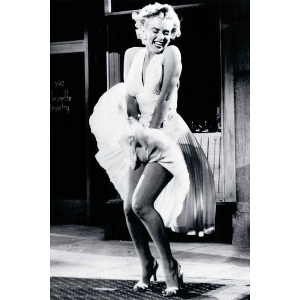 Marilyn Monroe Famous White Dress Skirt Flying Up Over Subway Poster Print Art Walmart Com Walmart Com Marilyn Monroe Famous White Dress Skirt Flying Up Over Subway Poster Print Art Walmart Com Walmart Com