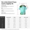 thumbnail image 7 of Naloa Tropical Pineapple Men's Loose Fit Cuban Collar Short-Sleeve Shirt with Button-down and Chest Pocket for Everyday Wear Outings - Medium, 7 of 7
