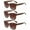 3 Pairs of Tortoise, variant on 3 Pairs of Square Bifocal Oversized Reading Glasses 3.5 for Men Fishing, Plastic Spring Hinge Temple Readers, Classic Presbyopic Sunglasses +3.50