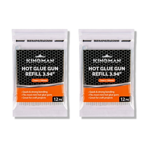 24 Hot Melt Mini Glue Stick Gun Clear White Refill 7x100mm DIY Craft Art Tools