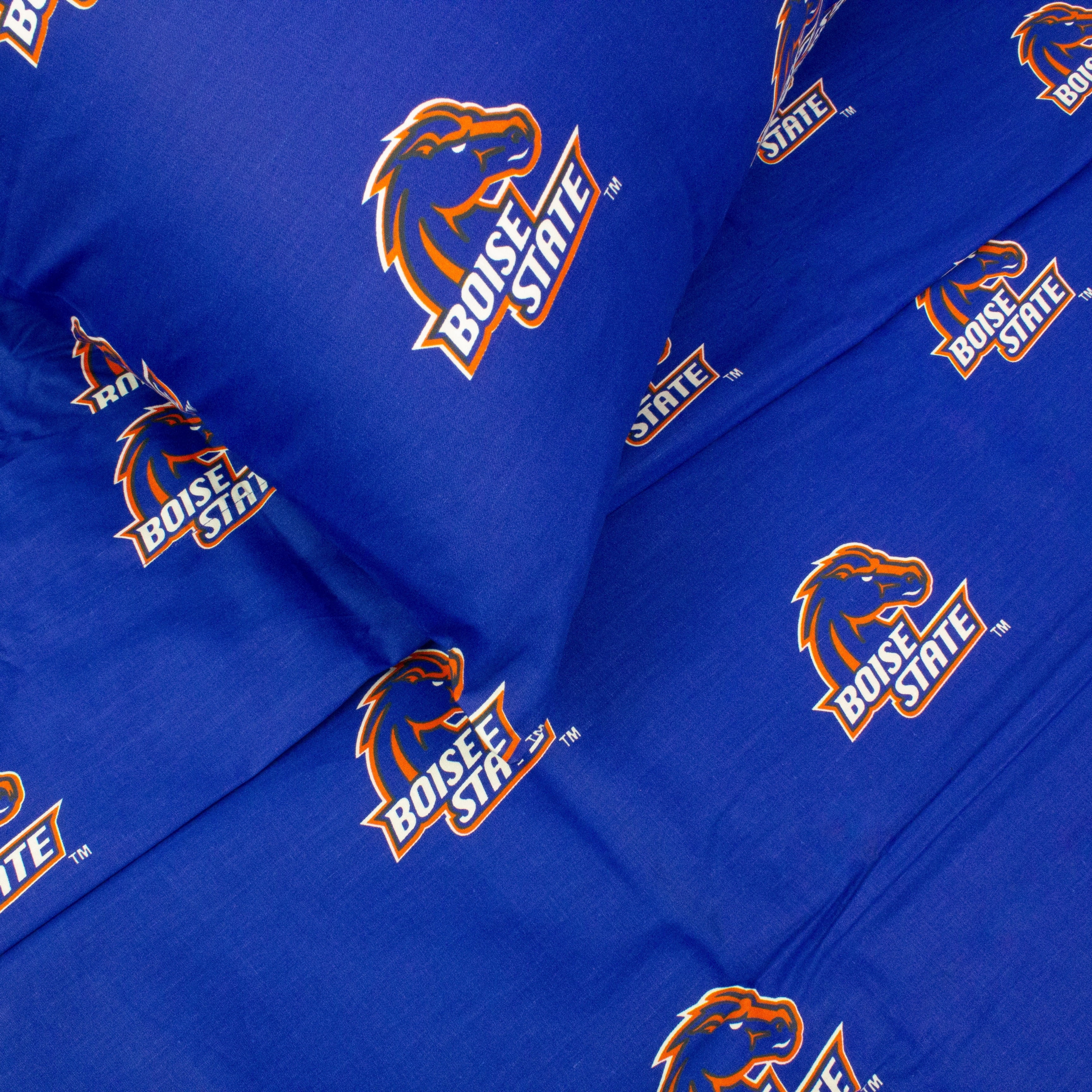 Boise State Broncos 100% Cotton Sheet Set Full