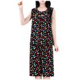 thumbnail image 2 of Qiopertar Liquidation à Moins de 5$ Blouse Décontractée à Manches Courtes et Col Rond Imprimé pour Femmes Ensemble de Pyjama Mode Short Grandes Économies de Vacances!, 2 of 5