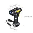 thumbnail image 3 of Aodebiao Tire Inflator, Automatic Shut Off, Rechargeable Lithium Battery, 120W, Digital Pressure Gauge, LED Light, Car, Motorcycle, Bike, Balls, Portable Air Pump, 3 of 8