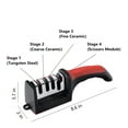 thumbnail image 6 of Kijor Home 3-Stage Knife Sharpener with Scissor Sharpener and Cut Resistant Glove, 6 of 6