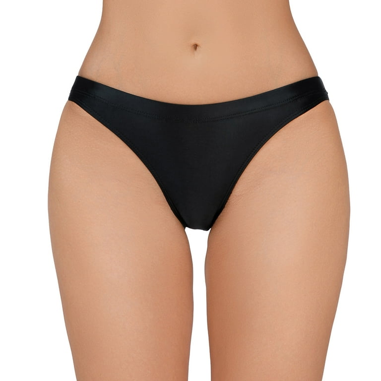 adviicd Lingerie for Woman Women's High Waist Cotton Underwear Stretch  Briefs Soft Comfy Ladies Panties Black X-Large