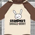 thumbnail image 4 of Inktastic Grandma Snuggle Bunny Easter Boys or Girls Long Sleeve Baby Bodysuit, 4 of 5