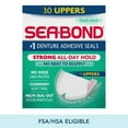 thumbnail image 4 of (4 pack) Sea Bond Secure Denture Adhesive Seals, Fresh Mint Uppers, Zinc-Free, All-Day-Hold, Mess-Free, 30 Count, 4 of 9