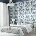 thumbnail image 2 of Laura Ashley Tuileries Midnight Blue Wallpaper, 2 of 4
