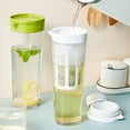 thumbnail image 3 of HomeLife 1.1L Cold Water Bottle with Filter Screen Tea Kettle Refrigerator Juice Pot Storage Leak-Proof Seal U-Shaped Spout Cold Kettle, 3 of 13