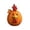 B #18, variant on Halloween Animated Pumpkin, Resin, Flickering Red LED Eyes, Eerie Talking Effect, Battery Powered, Horror Style