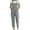 Gray, variant on Aayomet Women Jumpsuits Women's Washed Linen Bib Jeans Overalls Casual Ripped Linen Jumpsuits Rompers,Black M