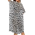 thumbnail image 4 of HELLHERO High Quality Fabrics Beach Kimono for Pool Breathable Free Size Bathing Suit Cover Up Leopard Print Glamour, 4 of 6