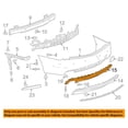 thumbnail image 3 of CAPA For 16-18 CT6 3.0/3.6L Rear Lower Valance Air Deflector Apron Garnish Panel, 3 of 5