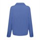 thumbnail image 5 of Blusa de manga larga con cuello en V y botones de lino para mujer, poliéster + spandex, informal de oficina, tallas S-XXL, 5 of 7