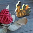 thumbnail image 4 of Fall Wooden Ornaments for Tree ,Thanksgiving Decorations, Vintage Fall Harvest Hanging Ornament ,Autumn Pumpkin Turkey Sunflower Wood Cutouts Fall Decor for Home Christmas Tree Holiday Party Decor, 4 of 9