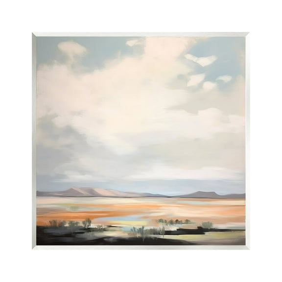 Stupell Industries Desert Nature Painting Landscape Painting Unframed Art Print Wall Art, 12 x 12