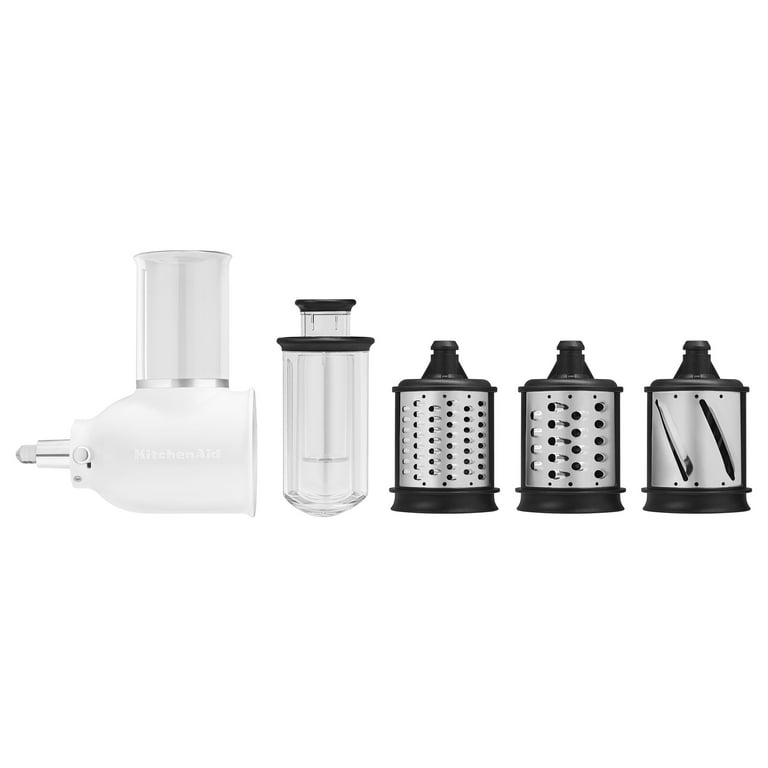  KitchenAid Artisan Series Stand Mixer, 5 Quart, Feathered Pink​  & Fresh Prep Slicer/Shredder Attachment, White: Home & Kitchen