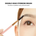 thumbnail image 4 of Shisuyan Eye Makeup Brushes Pink 6Pcs 16x0.39Inch Double-Ended Design, 4 of 8