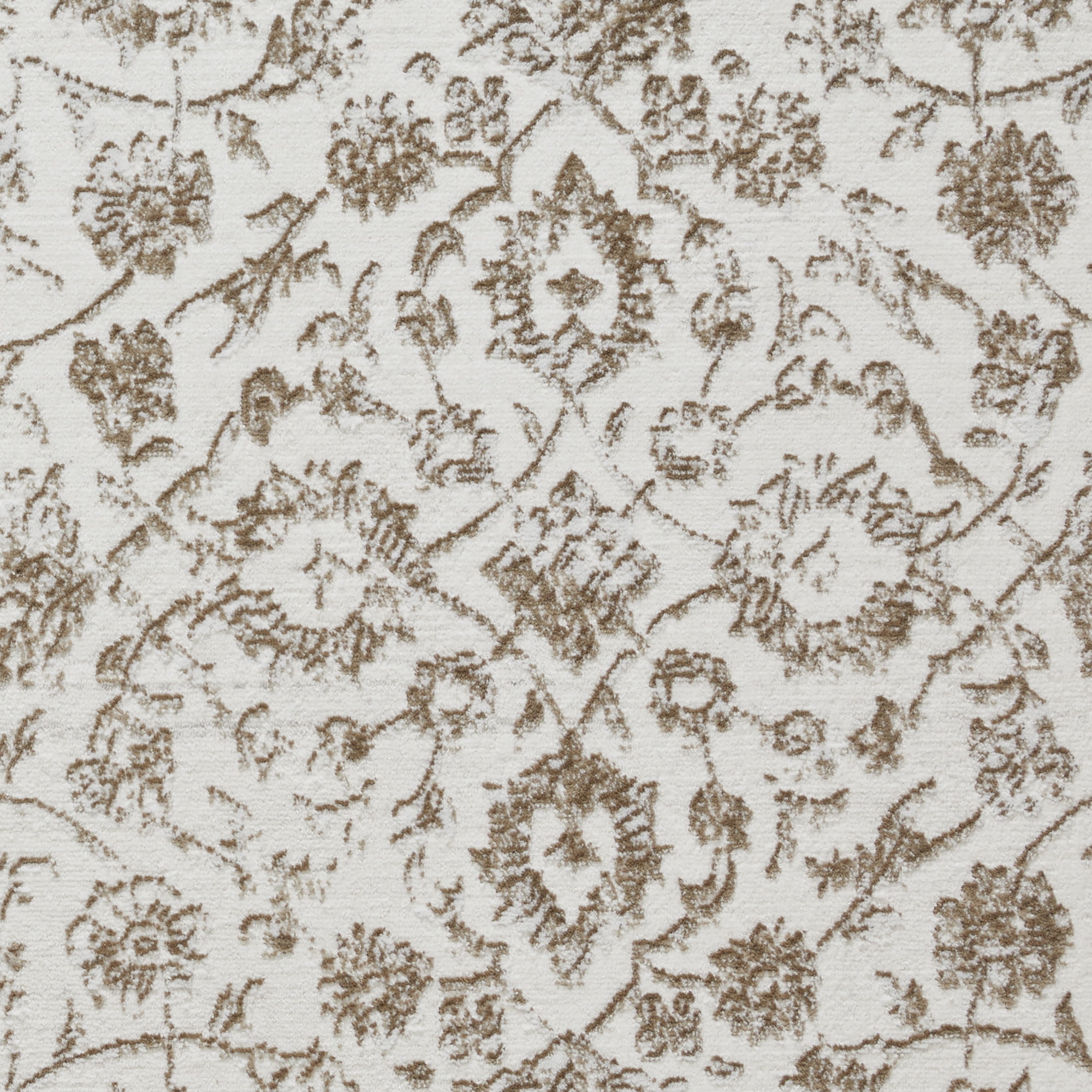 Loomaknoti Aysal Alazah 4' x 6' Cream Floral Indoor Area Rug