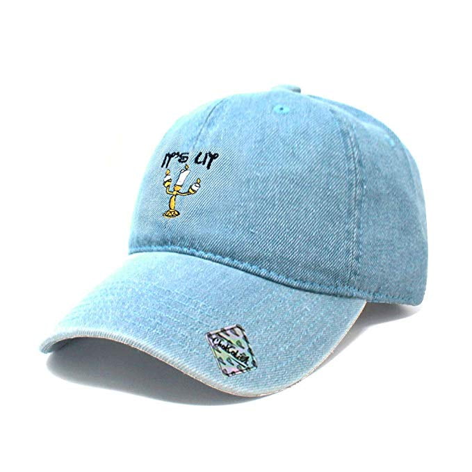 lit baseball cap