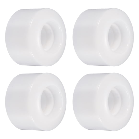 Rueda de patineta Uxcell de 55mm, ruedas de calle para patinetas, rueda de crucero 80A, blanca, paquete de 4