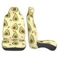 thumbnail image 3 of Vsdgher Avocados And Hearts Automotive Seat Covers for Cars Trucks and SUVs – Car Seat Covers for Truck Seat Protectors Set of 2, 3 of 7