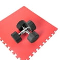 thumbnail image 5 of CAP 1.89" x 45.20" Black and Red Foam Interlocking Floor Mats, 4 Piece, 5 of 9