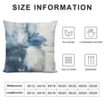thumbnail image 5 of ONETECH Throw Pillow Covers Modern Abstract Painting Blue White and Gray Decorative Pillow Cases Home Decor Standard Square  Pillowcases, 5 of 5