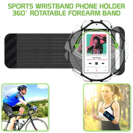 Cellet Sports Armband Case Universal Smartphones Adjustable Black